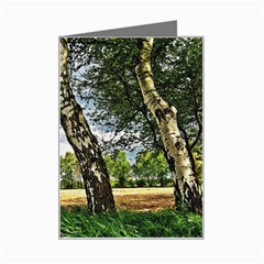 Trees Mini Greeting Card by Siebenhuehner