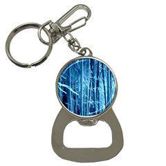 Blue Bamboo Bottle Opener Key Chain by Siebenhuehner