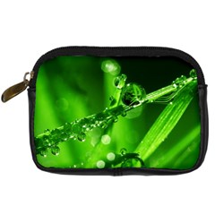 Waterdrops Digital Camera Leather Case by Siebenhuehner