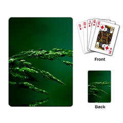 Waterdrops Playing Cards Single Design by Siebenhuehner