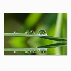 Waterdrops Postcard 4 x 6  (10 Pack) by Siebenhuehner