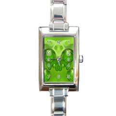 Magic Balls Rectangular Italian Charm Watch by Siebenhuehner