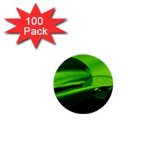 Green Drop 1  Mini Button (100 Pack) by Siebenhuehner