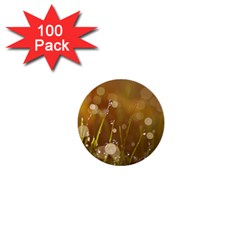 Waterdrops 1  Mini Button (100 Pack) by Siebenhuehner