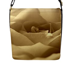Rose  Flap Closure Messenger Bag (large) by Siebenhuehner