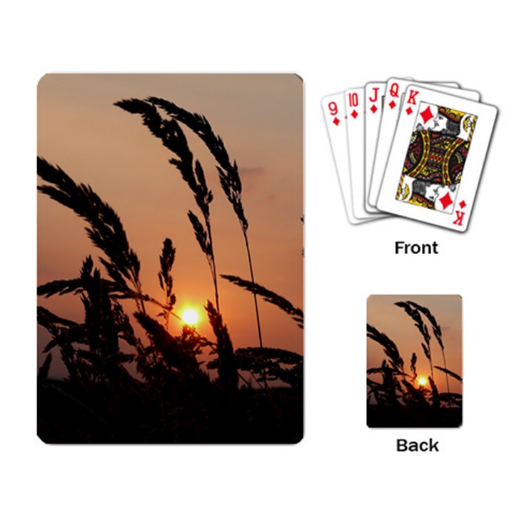 Sunset Playing Cards Single Design