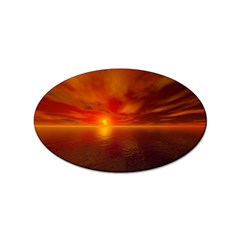Sunset Sticker (oval) by Siebenhuehner