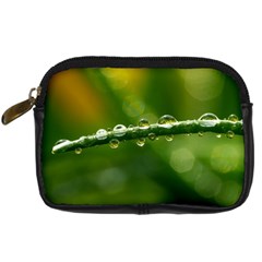 Waterdrops Digital Camera Leather Case by Siebenhuehner