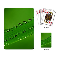 Waterdrops Playing Cards Single Design by Siebenhuehner