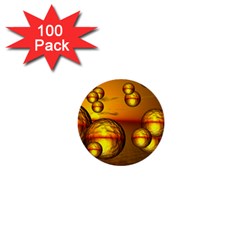 Sunset Bubbles 1  Mini Button (100 Pack) by Siebenhuehner