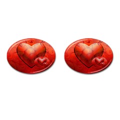 Love Cufflinks (oval) by Siebenhuehner