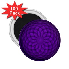 Spirograph 2 25  Button Magnet (100 Pack) by Siebenhuehner