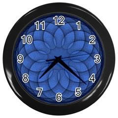 Spirograph Wall Clock (black) by Siebenhuehner