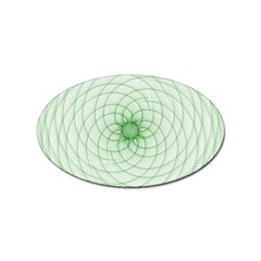 Spirograph Sticker (oval) by Siebenhuehner