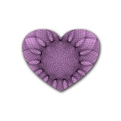 Mandala Drink Coasters (heart) by Siebenhuehner