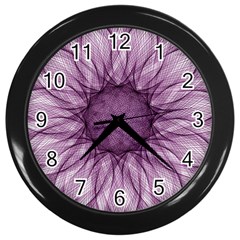 Mandala Wall Clock (black) by Siebenhuehner