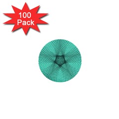 Spirograph 1  Mini Button (100 Pack) by Siebenhuehner