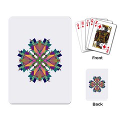Modern Art Playing Cards Single Design by Siebenhuehner