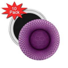 Spirograph 2 25  Button Magnet (10 Pack) by Siebenhuehner