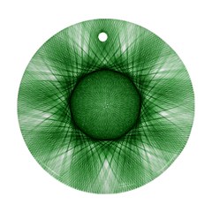 Spirograph Round Ornament (two Sides) by Siebenhuehner