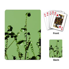 Mint Drops  Playing Cards Single Design by Siebenhuehner