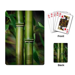 Bamboo Playing Cards Single Design by Siebenhuehner
