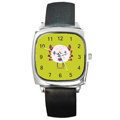 Moshi Watch Square Leather Watch by Contest1771913