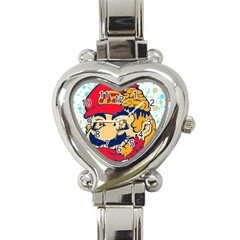 Mario Zombie Heart Italian Charm Watch  by Contest1731890