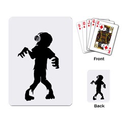 Zombie Boogie Playing Cards Single Design by willagher
