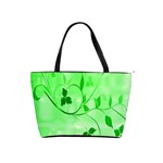 Floral Green Large Shoulder Bag