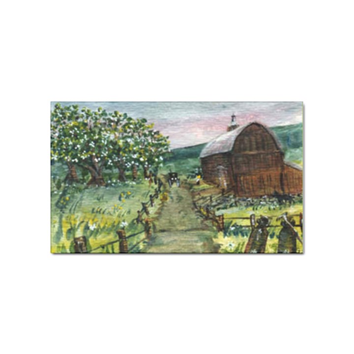  Amish Apple Blossoms  by Ave Hurley of ArtRevu ~ Sticker Rectangular (100 pack)