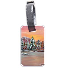  jane s Winter Sunset   By Ave Hurley Of Artrevu   Luggage Tag (two Sides) by ArtRave2