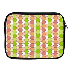 Allover Graphic Red Green Apple Ipad Zippered Sleeve by ImpressiveMoments