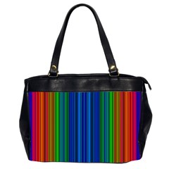 Strips Oversize Office Handbag (two Sides)