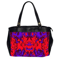 Abstract Oversize Office Handbag (two Sides) by Siebenhuehner