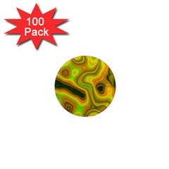 Abstract 1  Mini Button Magnet (100 Pack) by Siebenhuehner