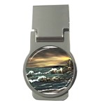  Bridget s Lighthouse   by Ave Hurley of ArtRevu ~ Money Clip (Round) Front