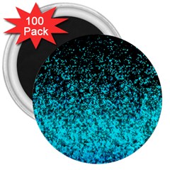 Glitter Dust 1 3  Button Magnet (100 Pack) by MedusArt