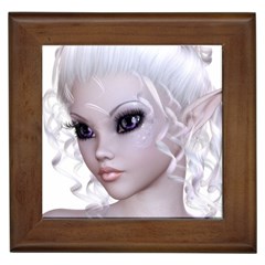 Fairy Elfin Elf Nymph Faerie Framed Ceramic Tile by goldenjackal