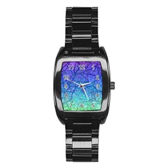 Grunge Art Abstract G57 Stainless Steel Barrel Watch by MedusArt