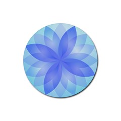 Abstract Lotus Flower 1 Drink Coaster (round) by MedusArt