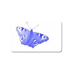  Decorative Blue Butterfly Magnet (name Card) by Colorfulart23