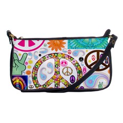 Peace Collage Evening Bag