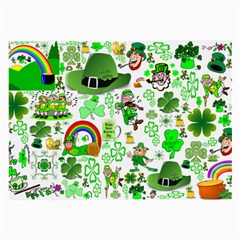 St Patrick s Day Collage Glasses Cloth (large, Two Sided) by StuffOrSomething