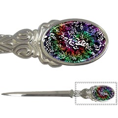 Urock Musicians Twisted Rainbow Notes  Letter Opener by UROCKtheWorldDesign