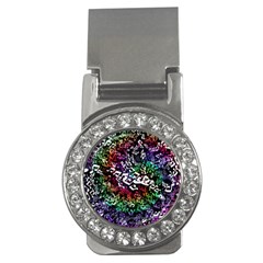 Urock Musicians Twisted Rainbow Notes  Money Clip (cz) by UROCKtheWorldDesign