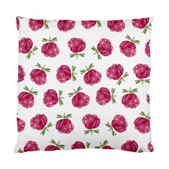 Pink Roses In Rows Cushion Case (two Sided)  by Contest1878042