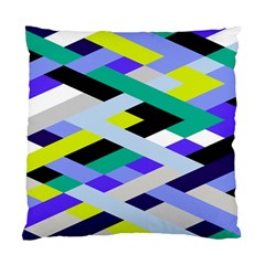 Smart Diagonals In Lime Cushion Case (two Sided)  by Contest1878042