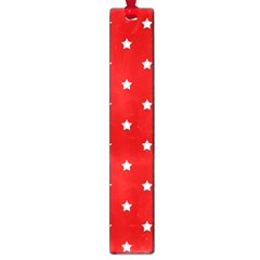 White Stars On Red Large Bookmark by StuffOrSomething