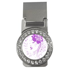 Purple Woman Of Chronic Pain Money Clip (cz)